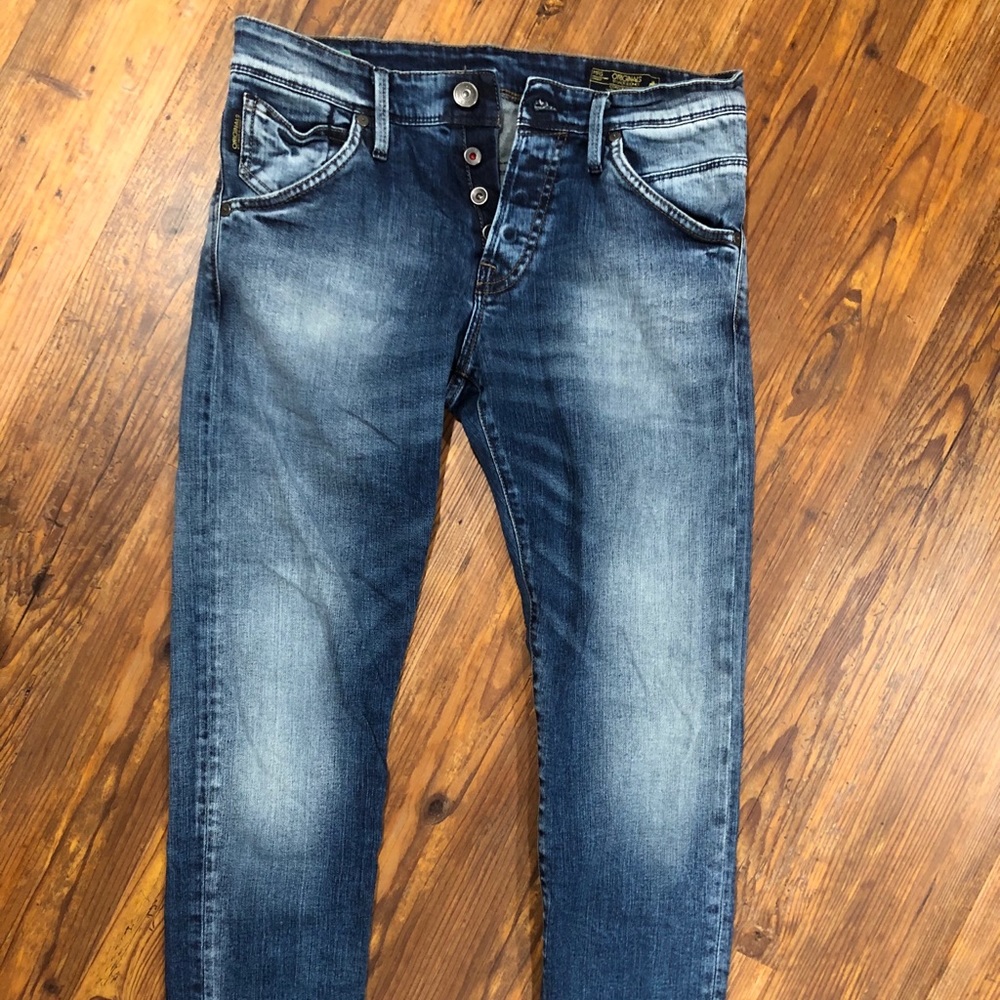 Mens Jack & Jones Blue Jeans